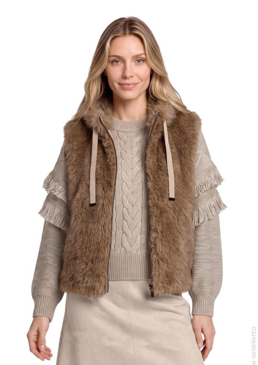 Betty & Co dámská vesta na zip