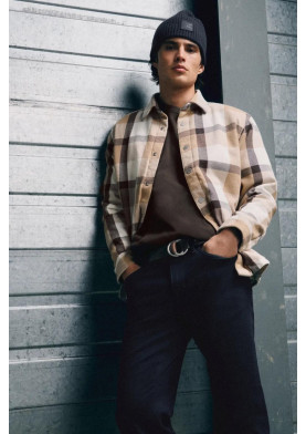 JOOP! Jeans pánská košile s kostkovaným vzorem