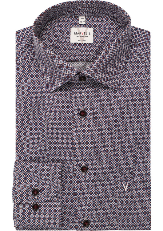 Marvelis Modern Fit pánská společenská košile