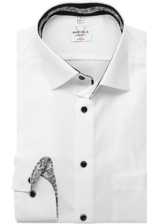 Marvelis Modern Fit nežehlivá společenská košile