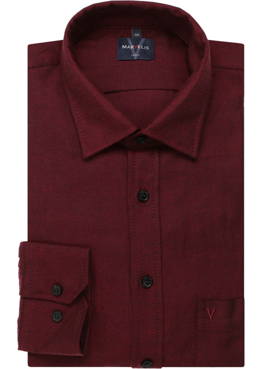 Marvelis Casual pánská košile z jemného flanelu