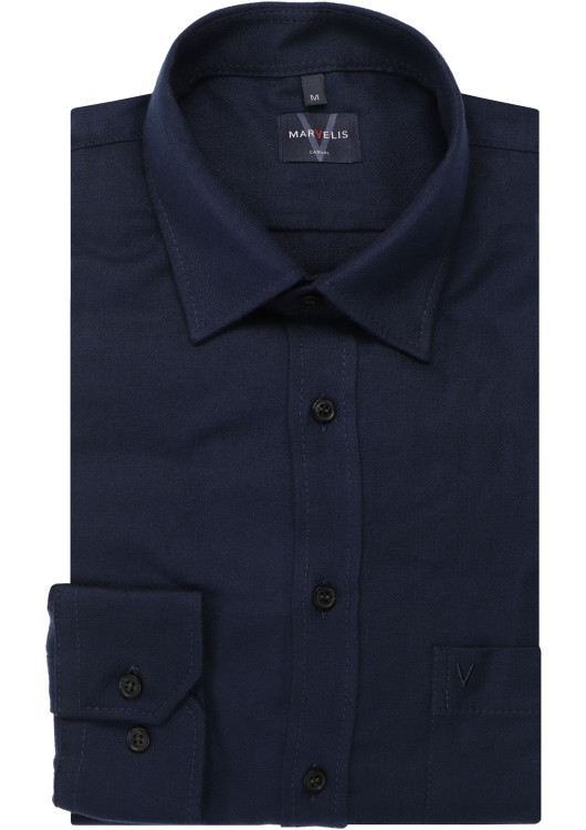 Marvelis Casual pánská košile z jemného flanelu