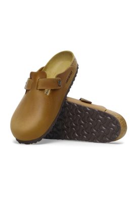 Birkenstock kožené pantofle Boston