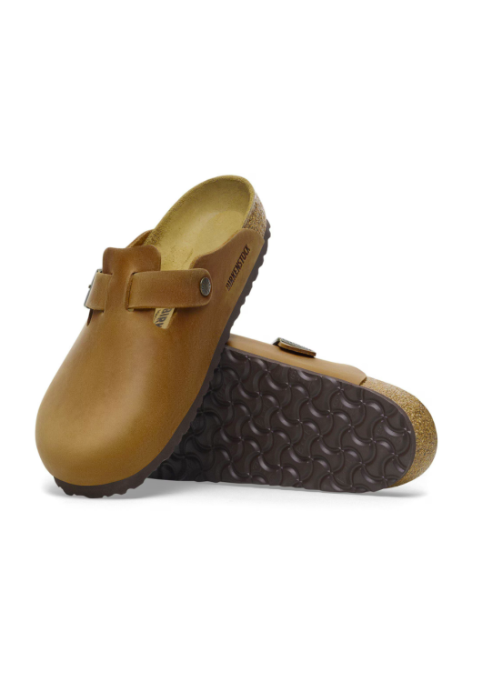 Birkenstock kožené pantofle Boston
