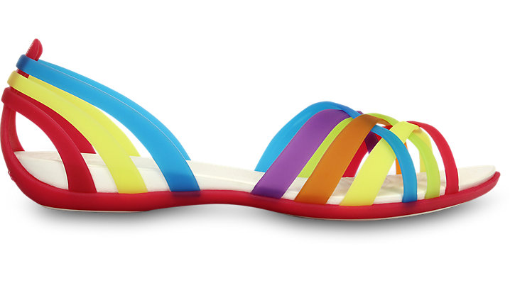 sandały crocs huarache flat multi