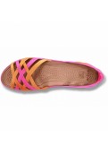 Crocs Huarache Flat Fuchsia/Bronze (2)