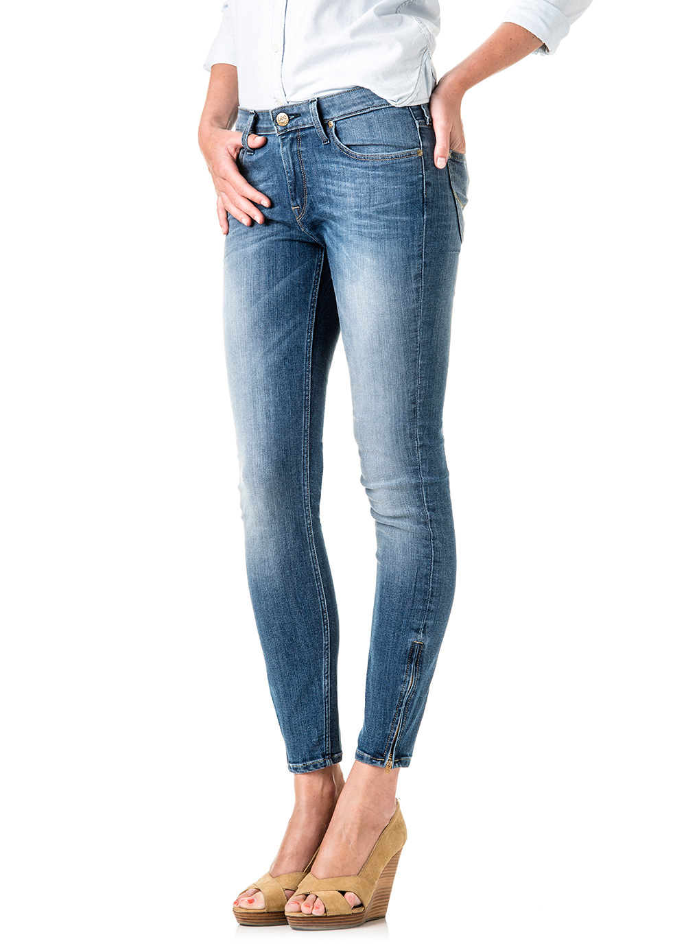 lee scarlett cropped jeans